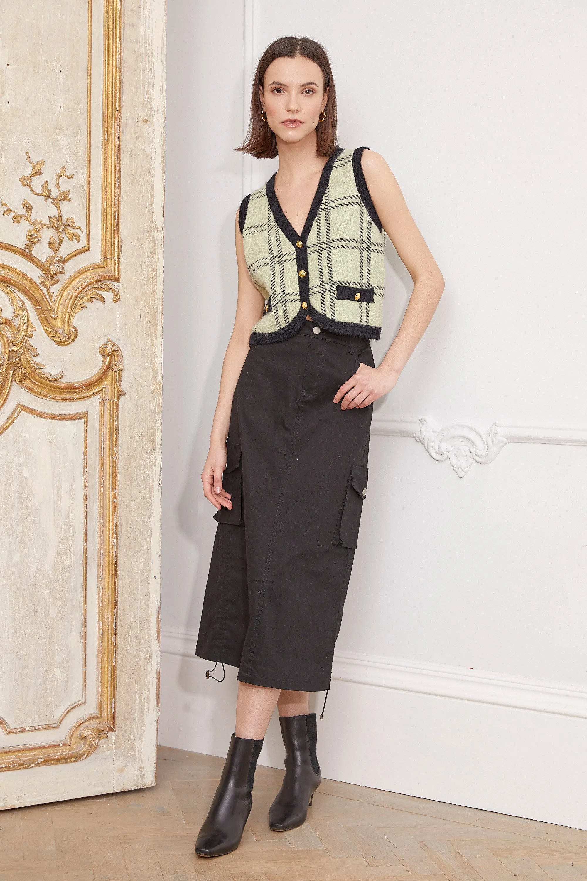 Preppy Check Waistcoat