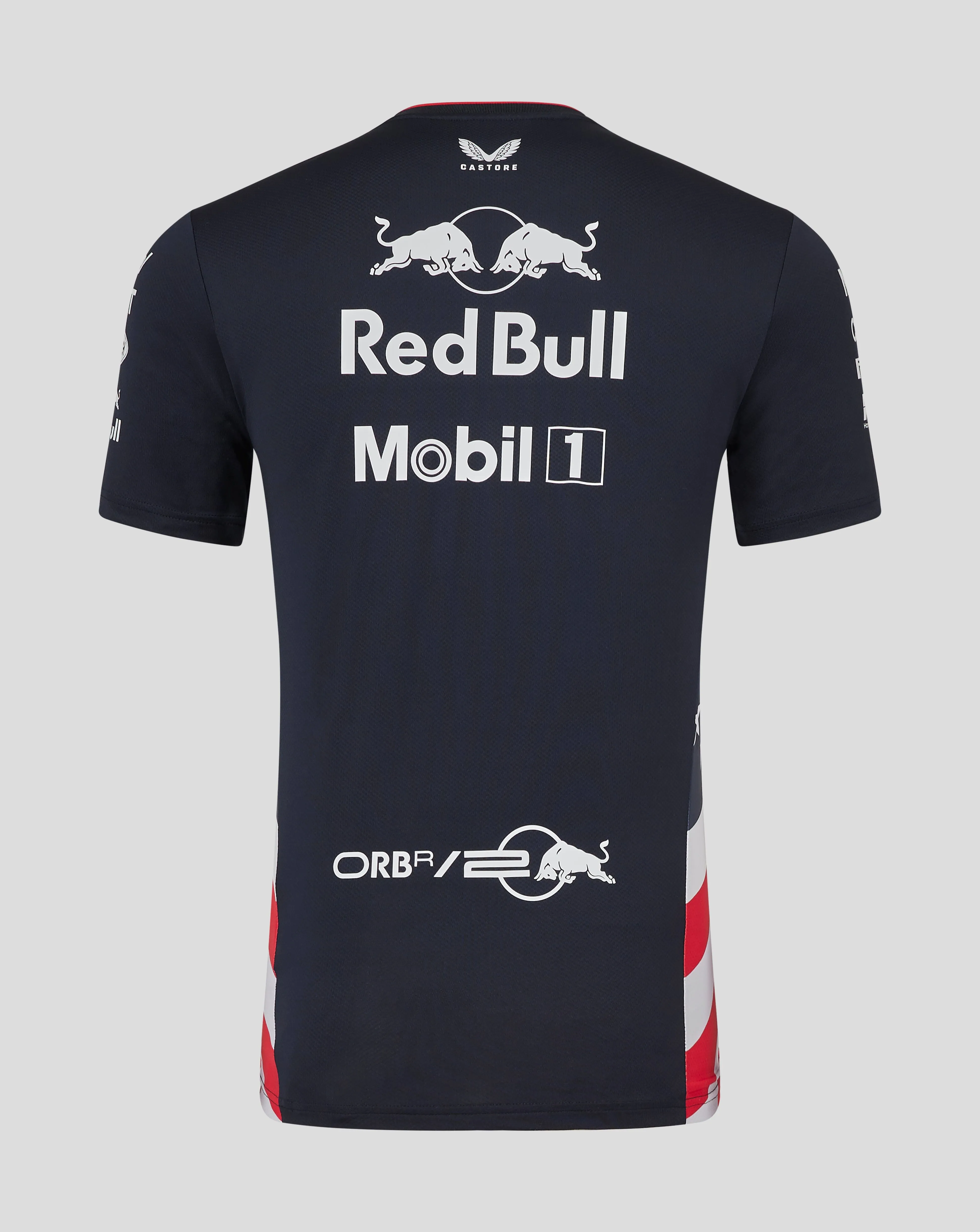 Red Bull Racing F1 Men's 2024 Special Edition America Race Team T-Shirt- Navy