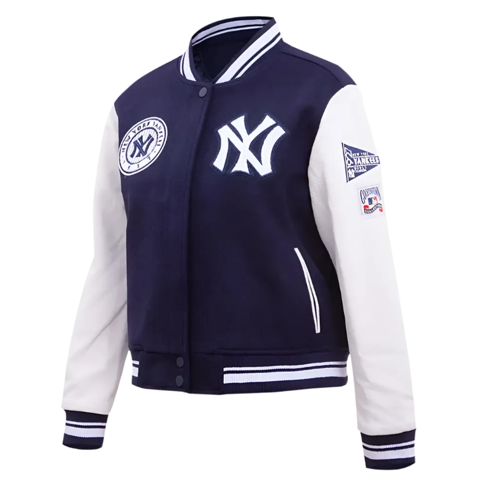 Retro Classic Rib New York Yankees Varsity Jacket