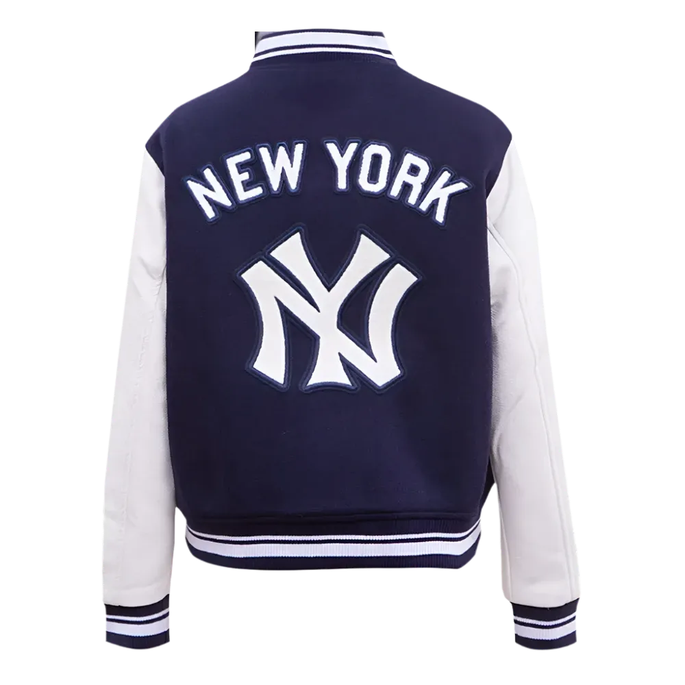 Retro Classic Rib New York Yankees Varsity Jacket