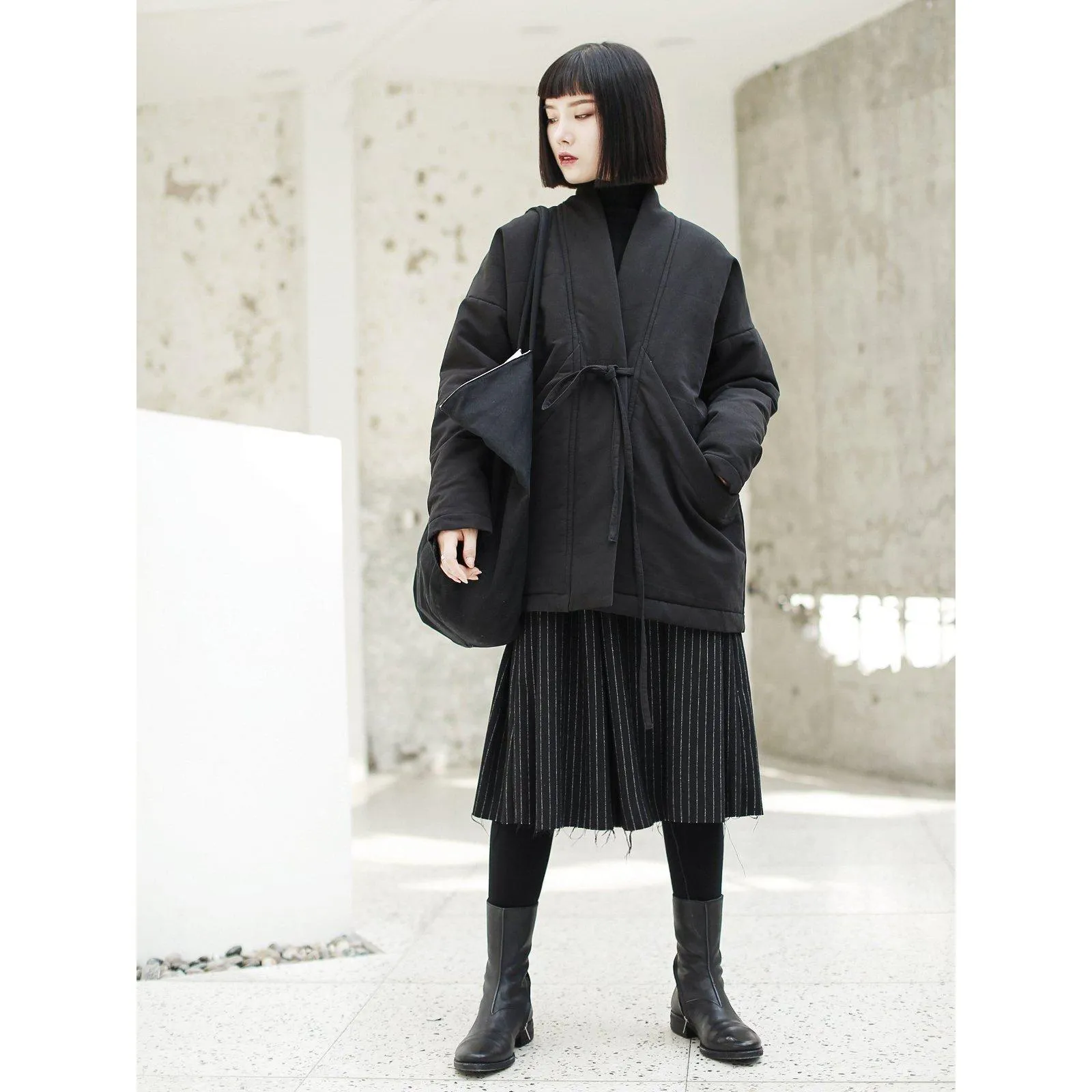 Retro Japanese Winter Kimono