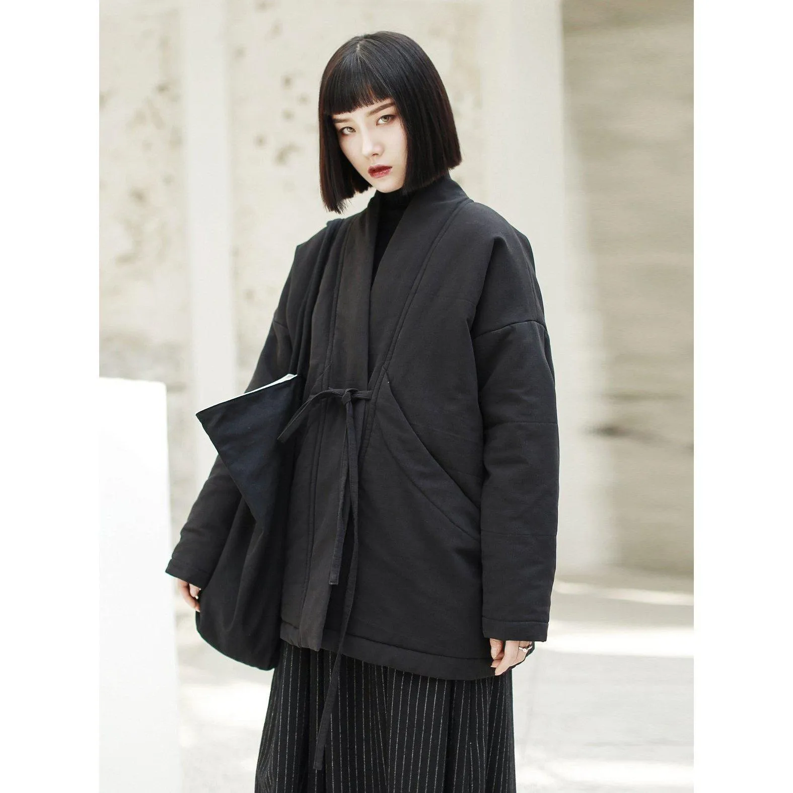 Retro Japanese Winter Kimono