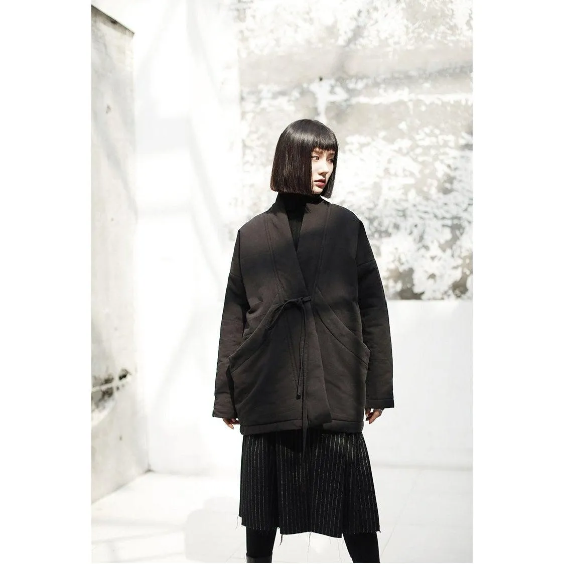 Retro Japanese Winter Kimono
