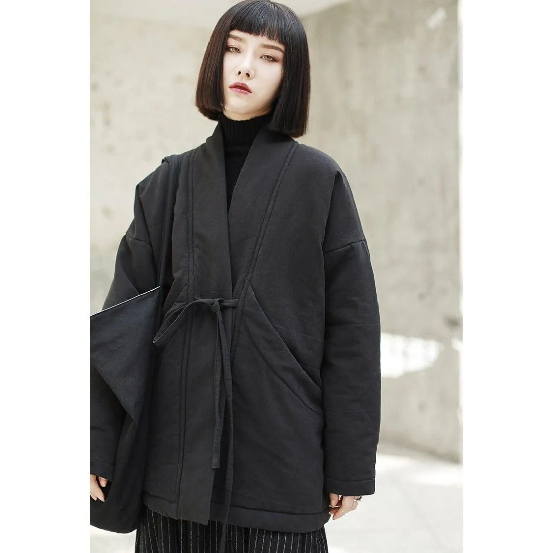 Retro Japanese Winter Kimono