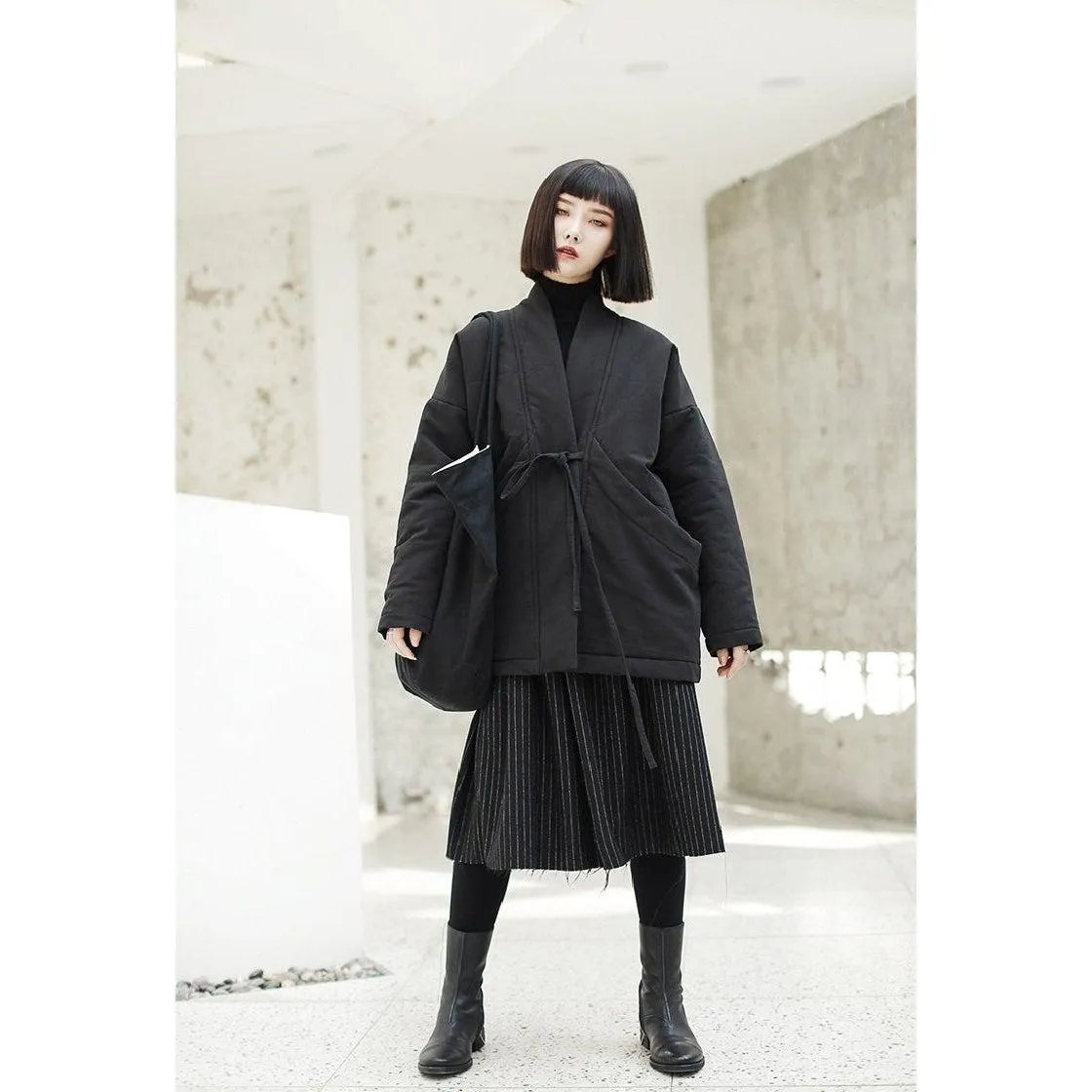 Retro Japanese Winter Kimono