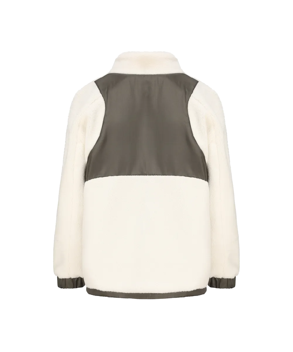 Reversible Mock Neck Fleece Jacket - FJ23249