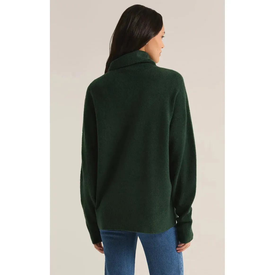 Richie Turtleneck Sweater | Cyprus Green