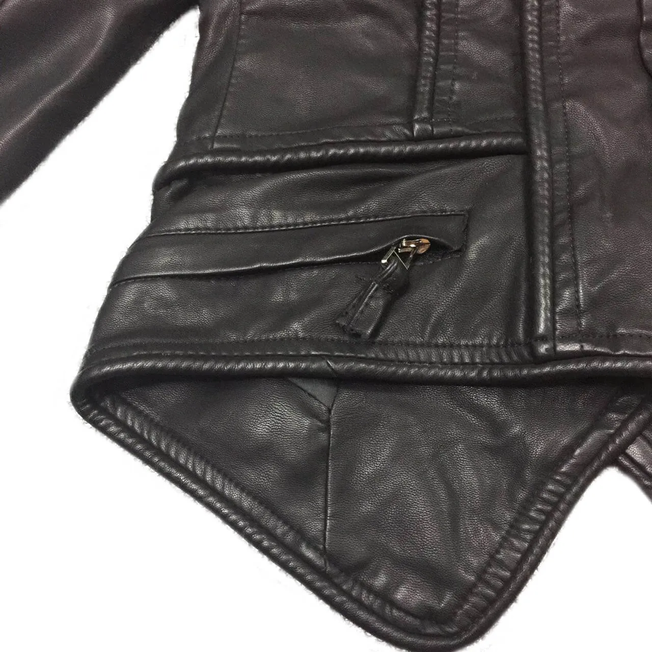 Rivets PU Leather Punk Biker Jacket