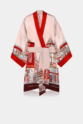 Rodeo Drive Short Silk Robe