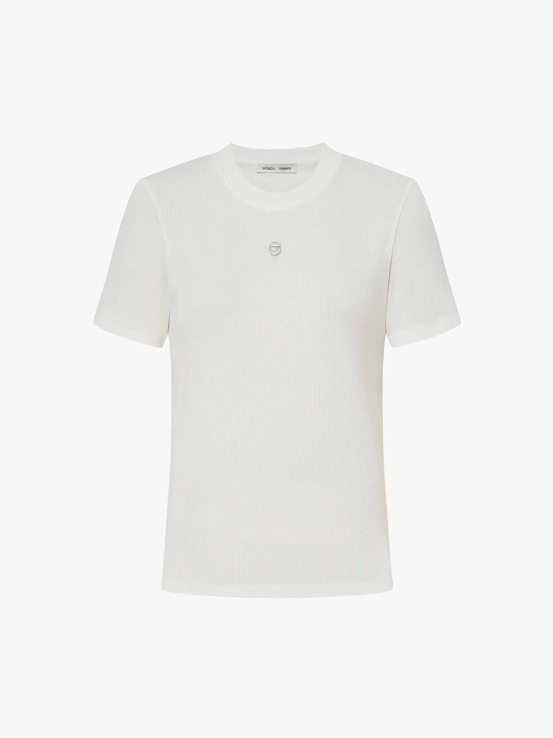 Round Neck Knitted T-shirt