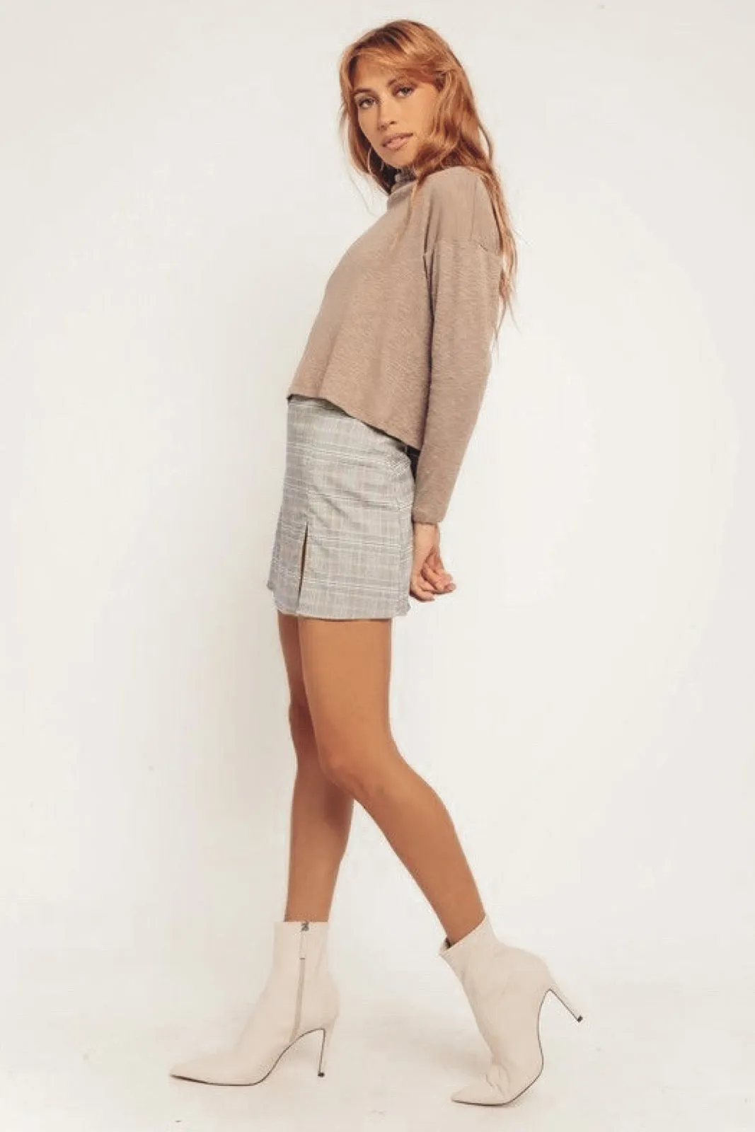 Rylee Plaid Mini Skirt