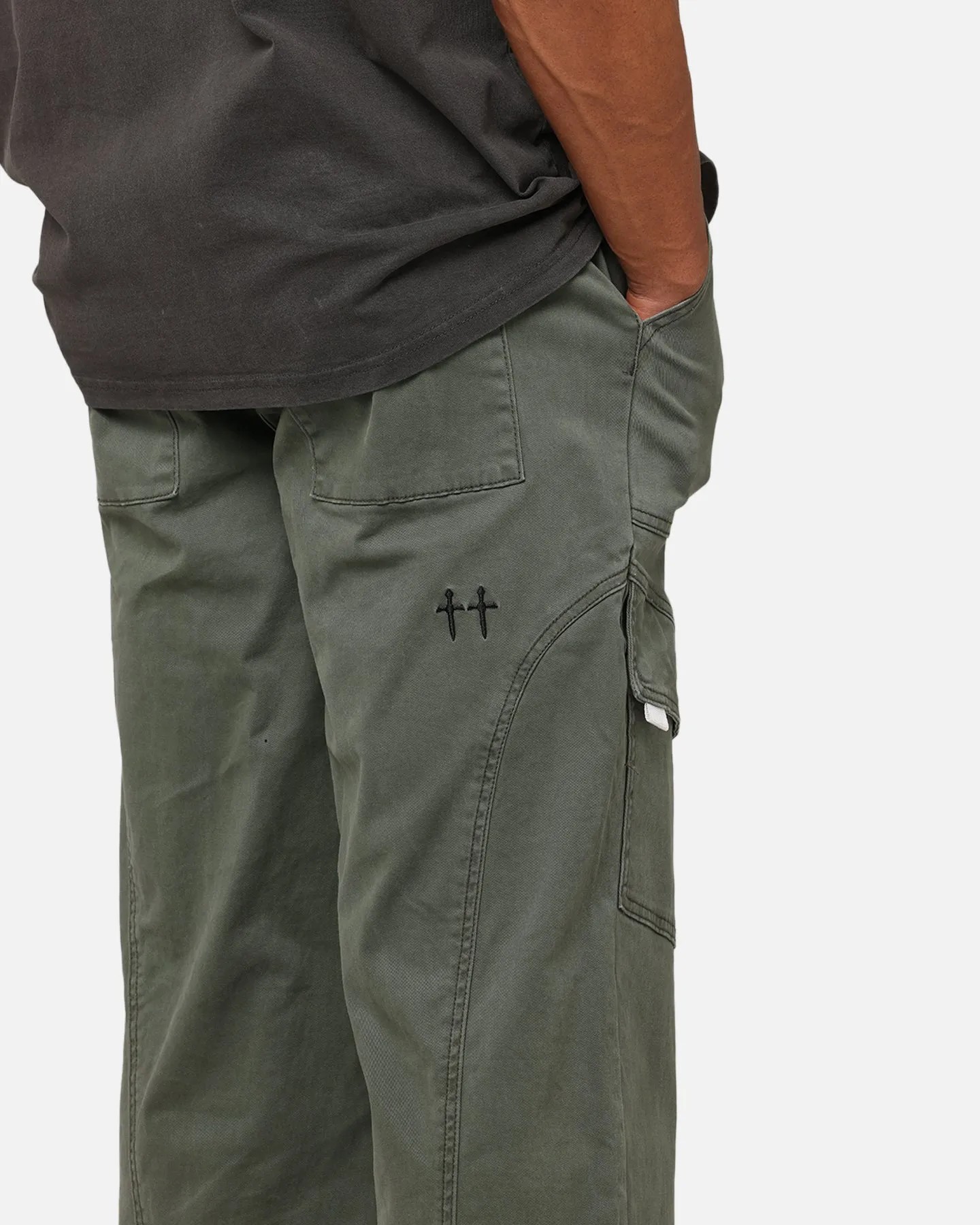 Saint Morta Aera Baggy Cargo Pants Vintage Khaki