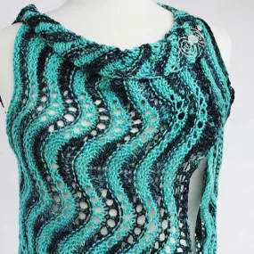 Seiche Waves Knit Vest PDF Pattern Download