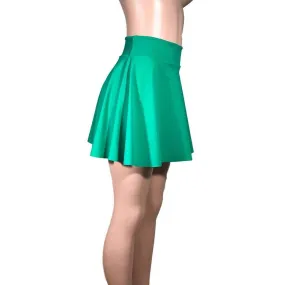 Skater Skirt - Kelly Green Spandex
