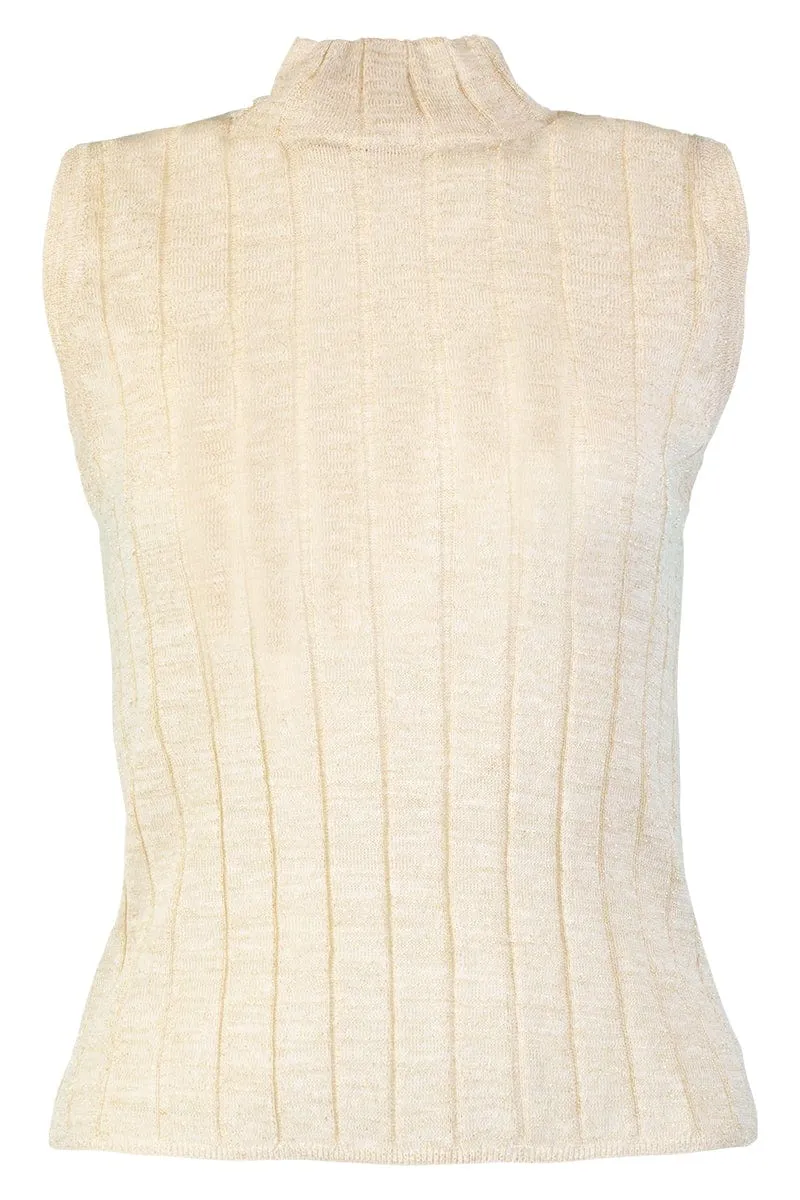 Sleeveless Turtleneck