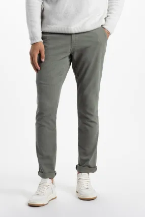 Soft Cloth Hybrid 5 Pocket Pant in Stretch Canvas - Agave