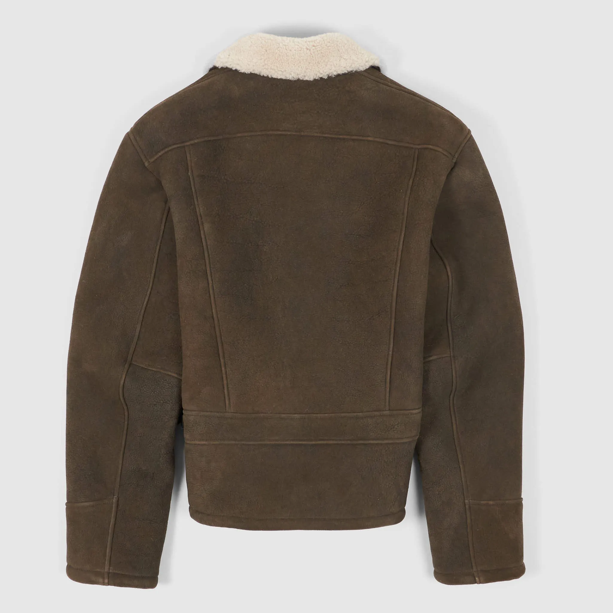 Stewart Half Belt Shearling Jacket