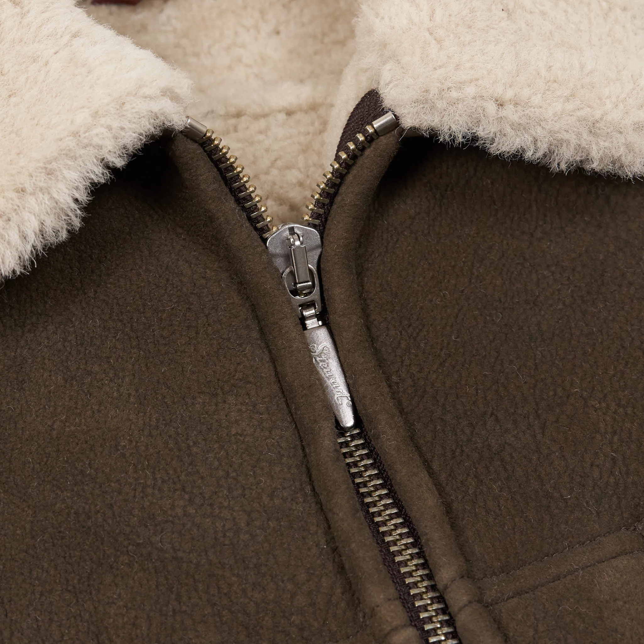 Stewart Half Belt Shearling Jacket