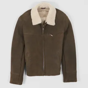 Stewart Half Belt Shearling Jacket