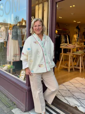 The My Home Embroidered Kimono jacket