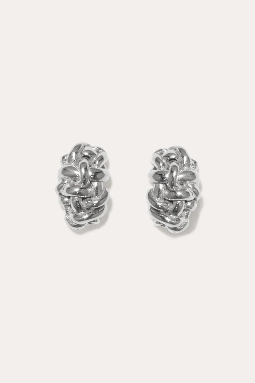 The Paths of Memory - Recycled Silver Earrings