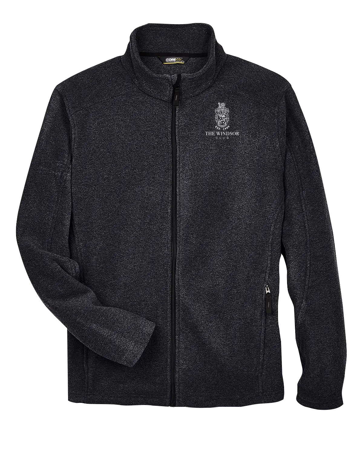 The Windsor Club Mens Journey Fleece Jacket with Embroidered Logo