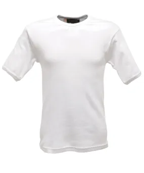 Thermal short sleeve vest | White