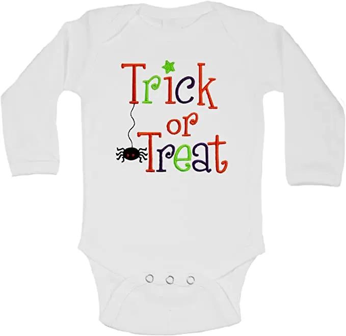 Trick or Treat Embroidered Halloween Bodysuit