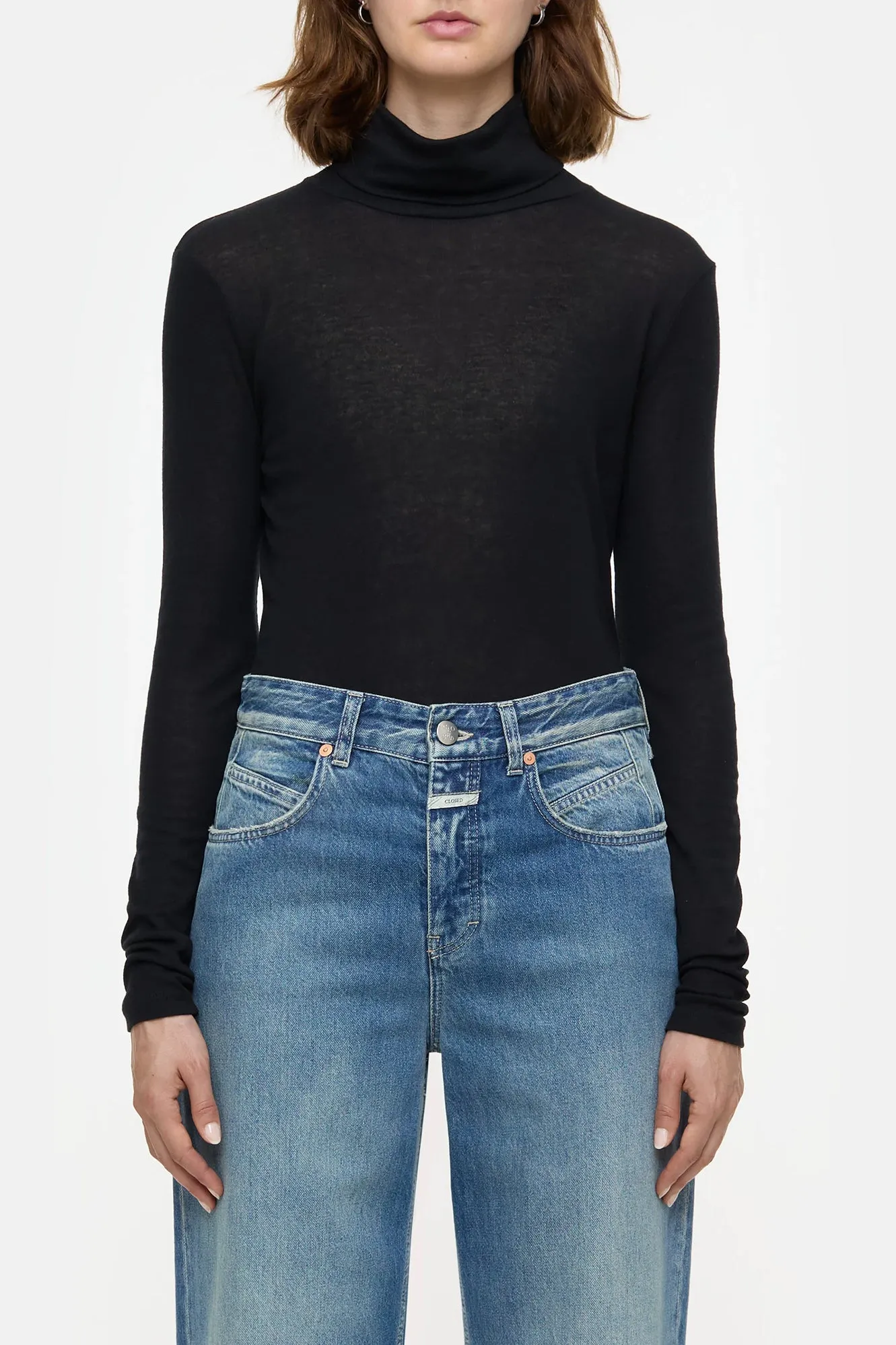 Turtleneck Long Sleeve in Black