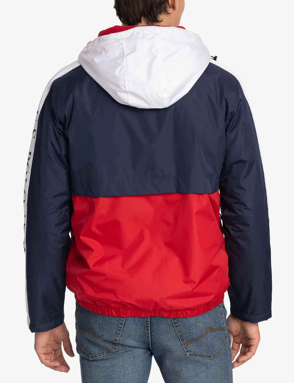 USPA FLEECE LINED COLOR BLOCK JACKET