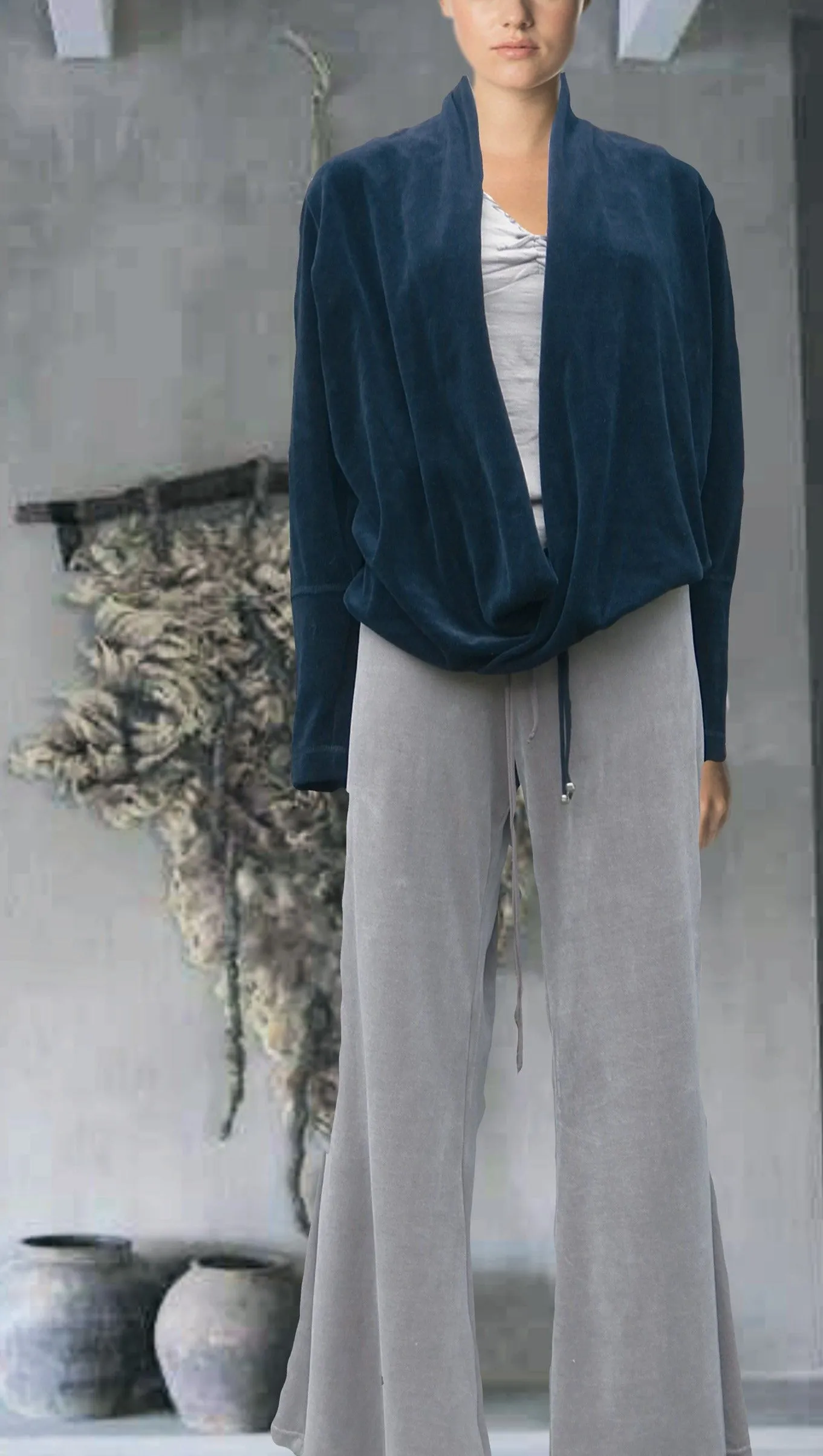 velours broek / velvet pants