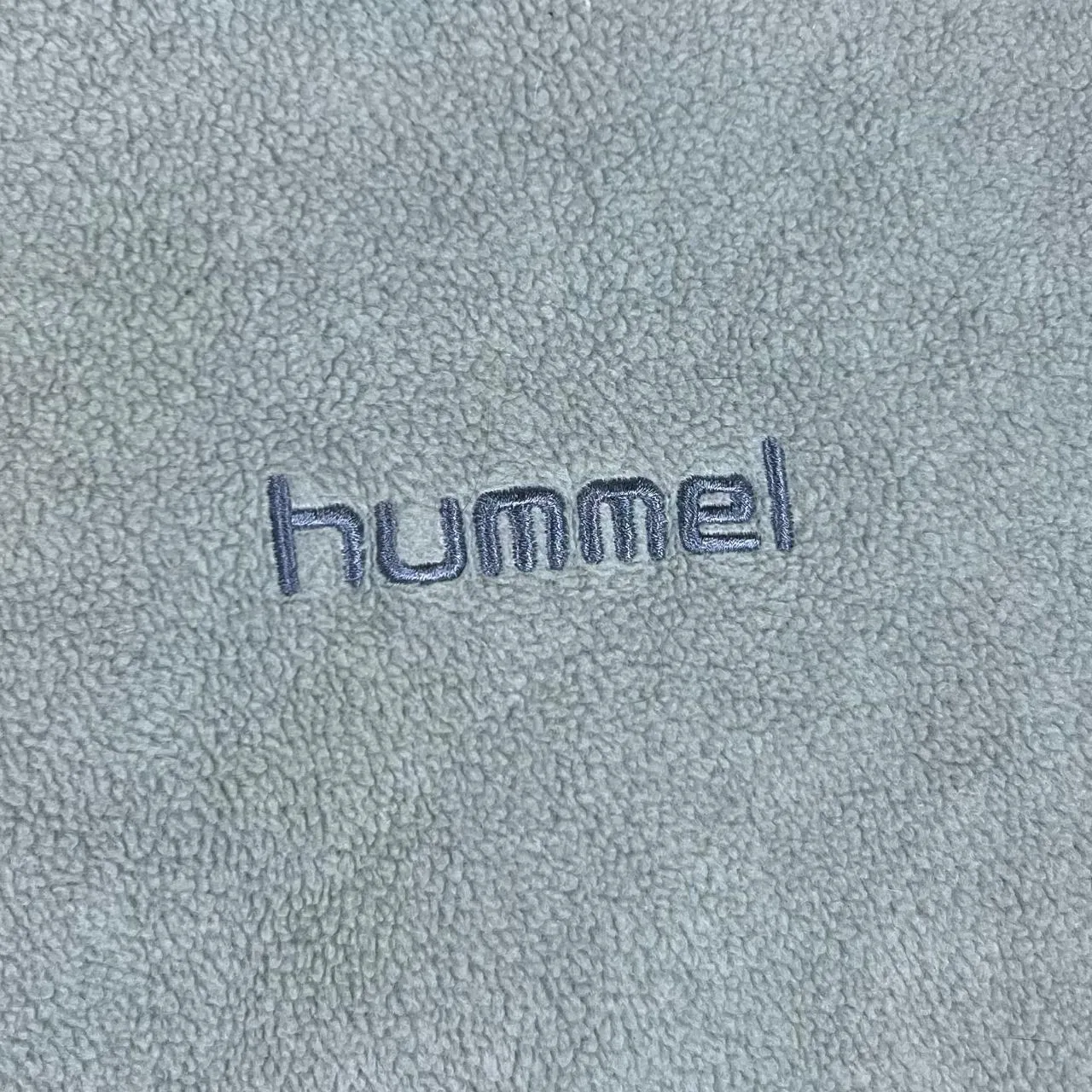 Vintage HUMMEL Classic Embroidered Mini Logo Zip Fleece Sweatshirt Jacket