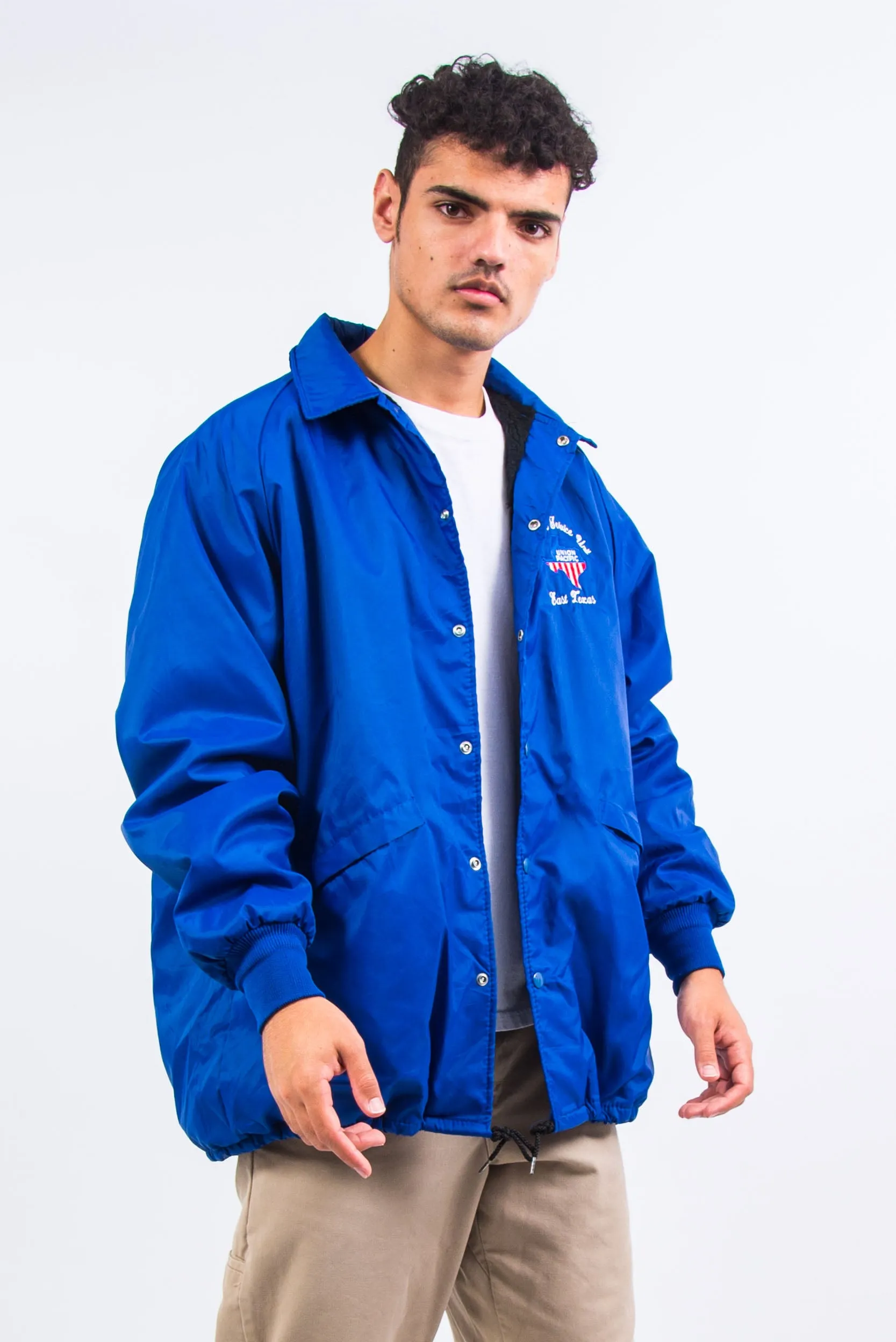 Vintage USA Fleece Lined Nylon Jacket