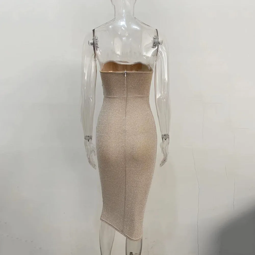Women's Autumn Sheath Off-Shoulder Midi A-Line Dress