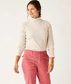 Women's Denise Turtleneck - Birch Heather
